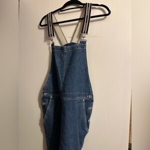 Vintage DKNY Jeans Denim Suspender Skirt Overall Dress – Size L